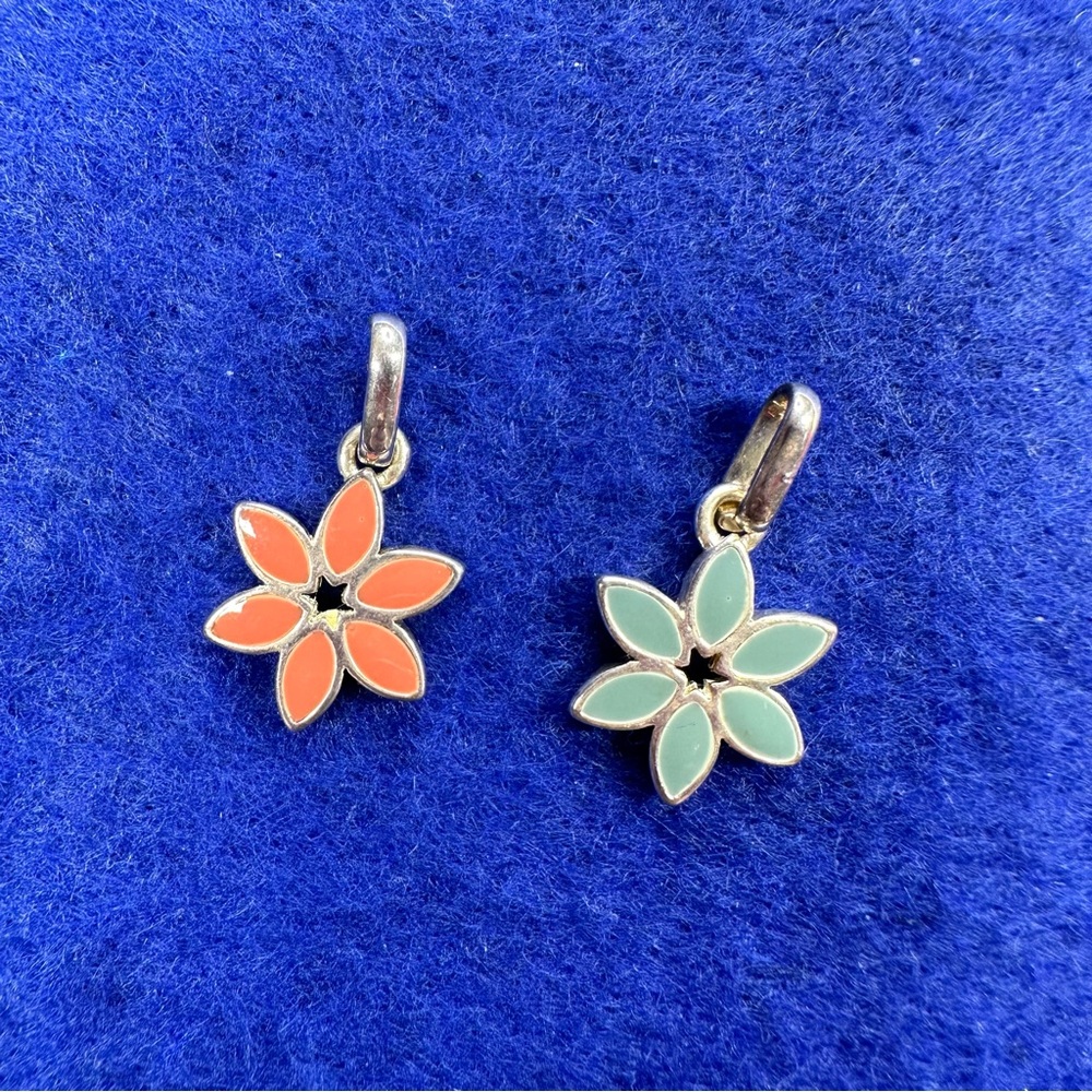 AGATHA Paris Silver tone and enamel charms.